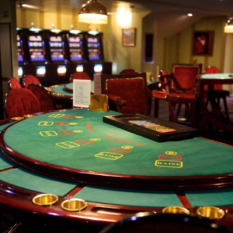 an empty blackjack table in a casino 2025 03 24 17 31 12 utc