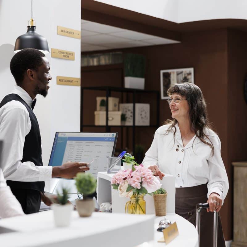 smooth check in at the hotel front desk 2025 02 20 00 23 27 utc